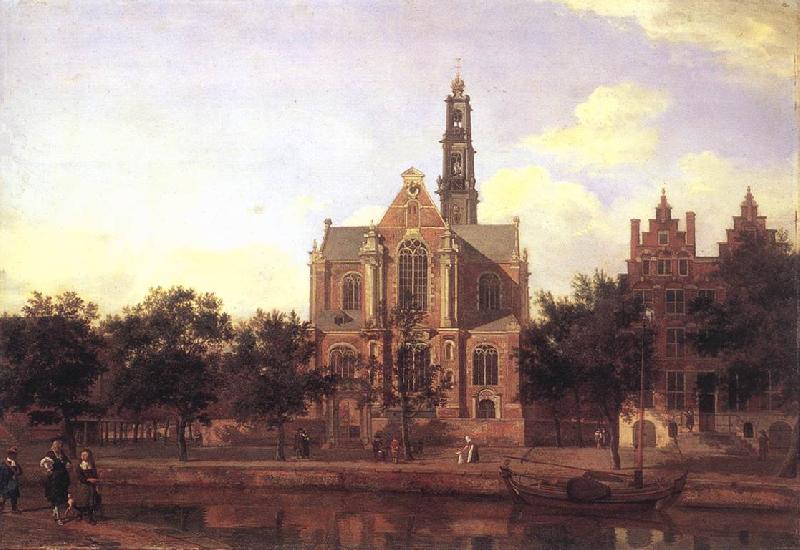 HEYDEN, Jan van der View of the Westerkerk, Amsterdam